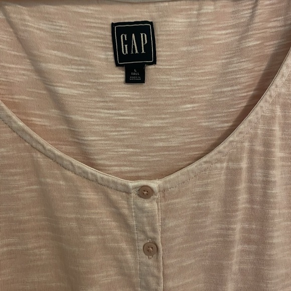 Gap Sleeveless Henley Peplum Top - Picture 3 of 5